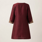 Ay-02 Maroon Silk